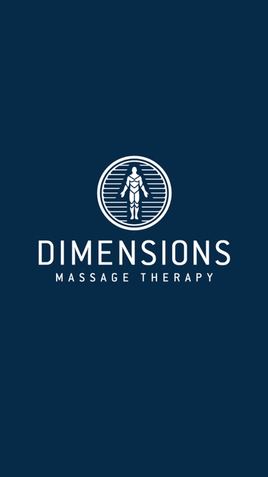 Dimensions Massage Therapy iPhone screenshot 1 - Health & Fitness app