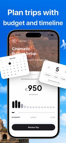 Trip Planner・Wayvio iPhone screenshot