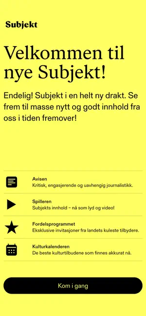 Subjekt screenshot 1