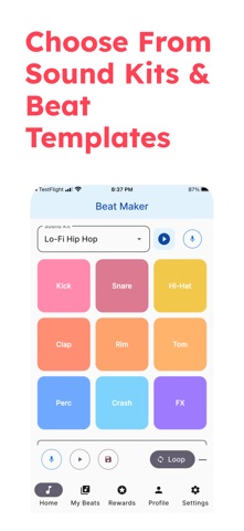 Rap Beat Maker iPhone screenshot