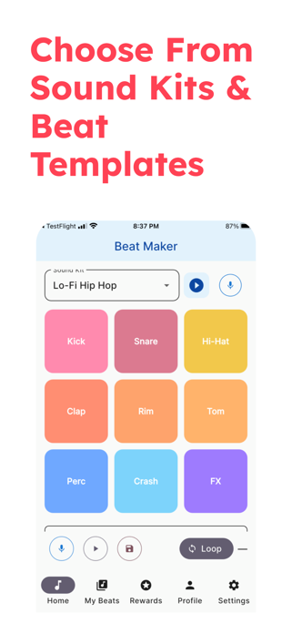 Rap Beat Maker Screenshot 3 of 7