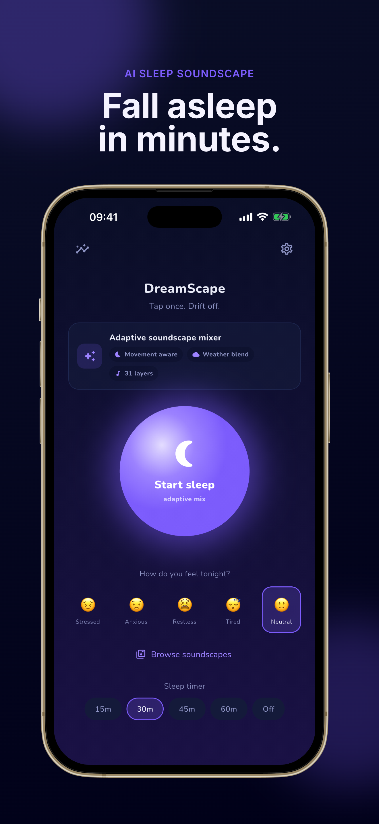 DreamScape: AI Sleep Sounds screenshot 4