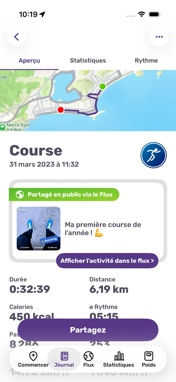 Screenshot #2 pour Appli pour courir – FITAPP