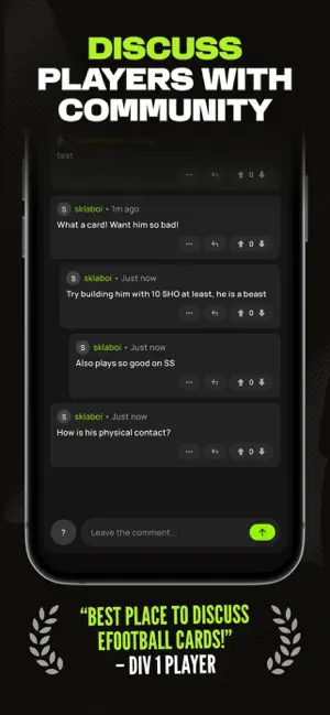 eFootBase: DB & Community iPhone screenshot 3