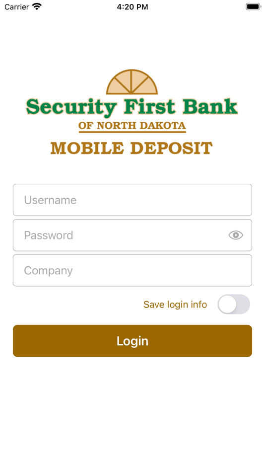 #1. Security First Bank mRDC (iOS) 由: Security First Bank of North Dakota