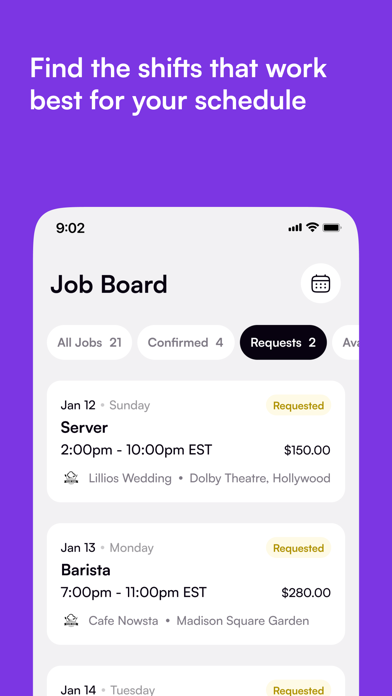 Nowsta: Workers iPhone screenshot 5 - Business app