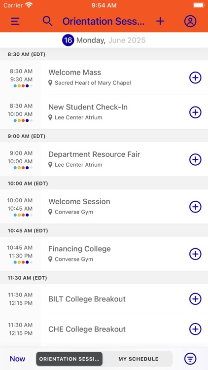 Marymount Orientation