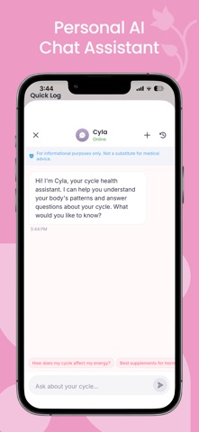 Cyla - Period & Cycle Tracker Screenshot 4 of 6