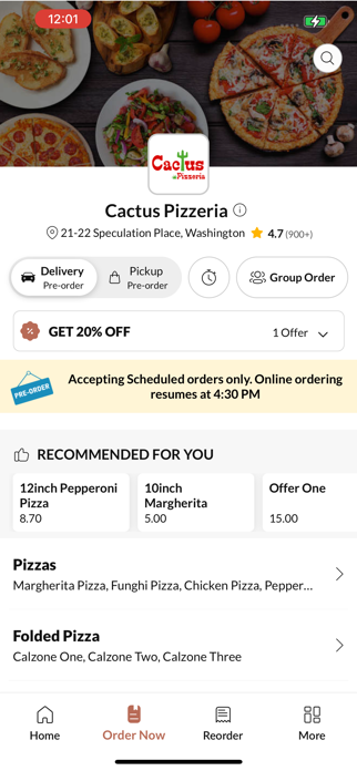 Cactus Pizzeria Screenshot 2 of 4