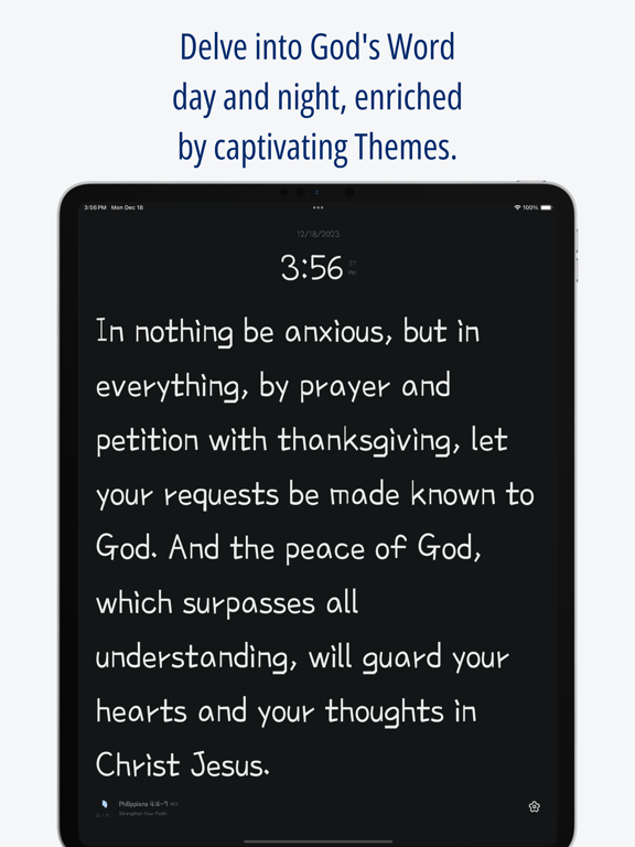 Bible Clock – Verse Clock iPad screenshot 2 - Reference app