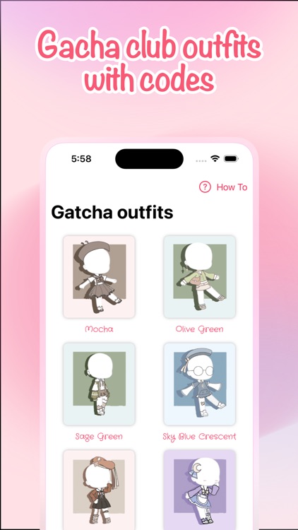 Gacha Outfit Ideas: OC Codes