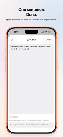 Invoices & E-Invoices: Rechnio iPhone screenshot