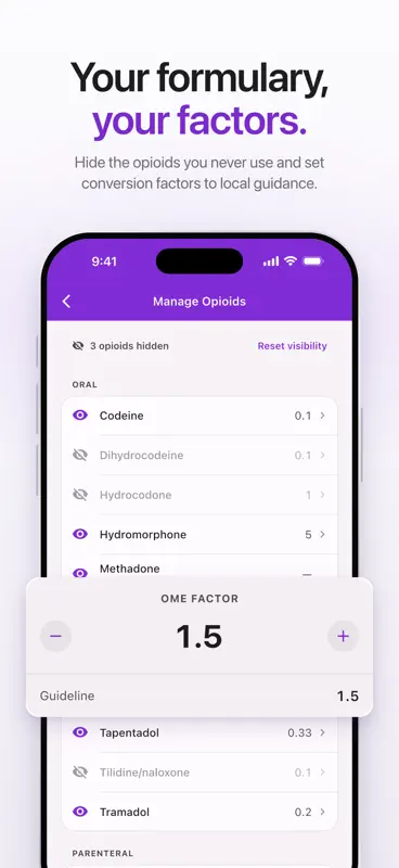 Opioid Conversion Calculator screenshot 8 of 9