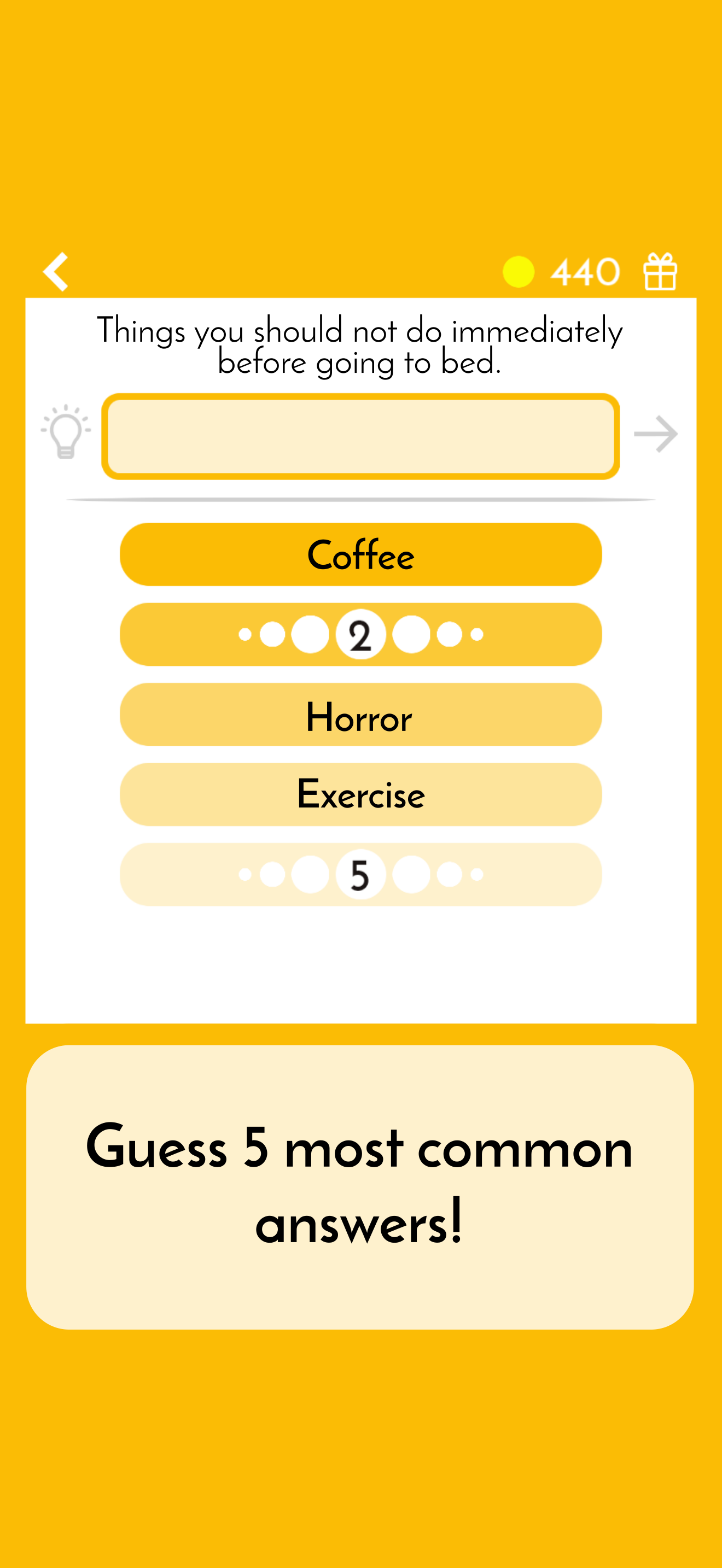 Guess 5 - Words Quiz