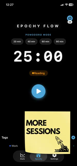Epochy | Flexible Pomodoro screenshot 3