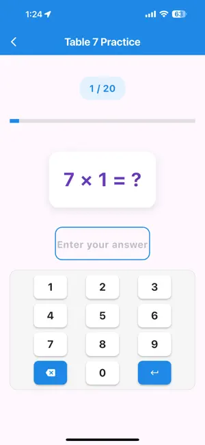 19x19 multiplication table screenshot 2