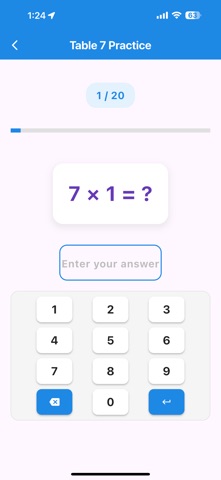 19x19 multiplication table Screenshot 2 of 4