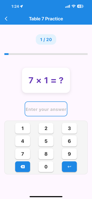 19x19 multiplication table Screenshot 2 of 4
