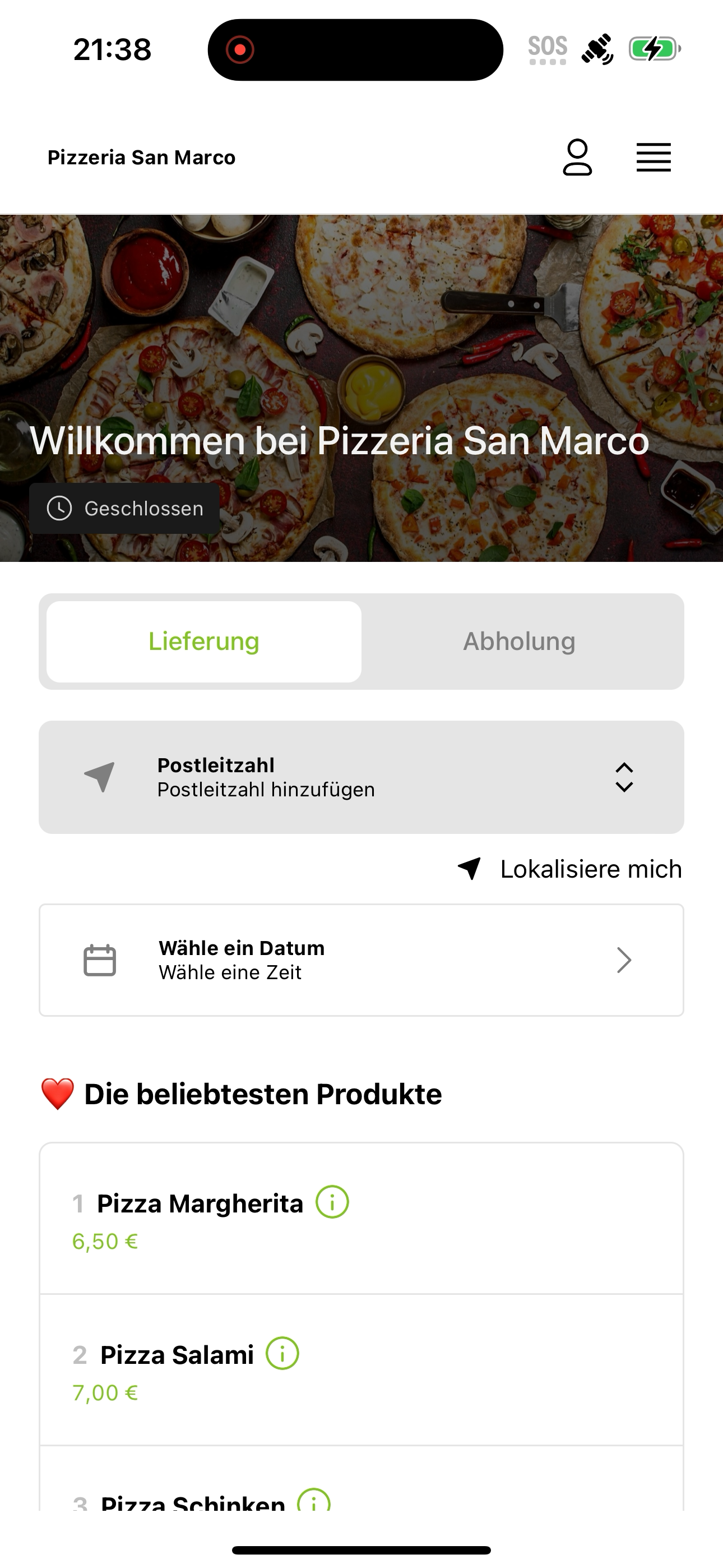 Pizzeria San Marco Aachen screenshot 6