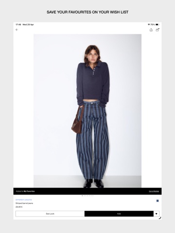 PULL&BEAR iPad screenshot