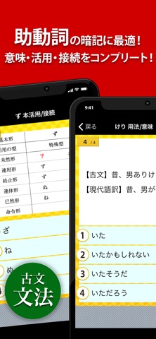 古文・漢文（古文単語、古典文法、漢文） screenshot