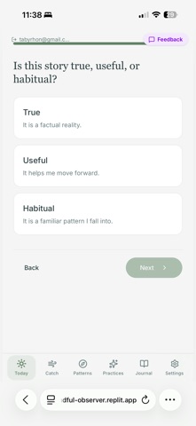 The Metacognition iPhone screenshot