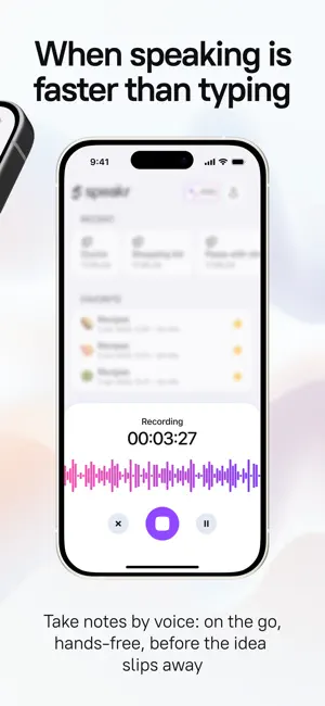 Speakr — AI Voice Notes screenshot 3