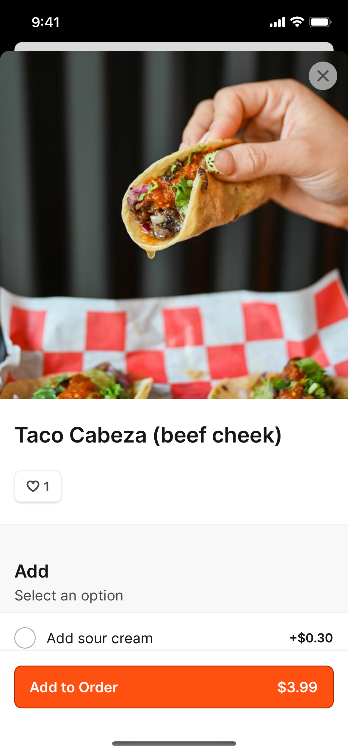 Tacos Number Juan