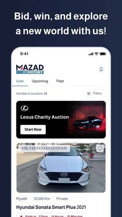 Screenshot #1 pour Mazad By Motory - Car Auctions