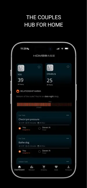 HOMEBASE APP screenshot 1