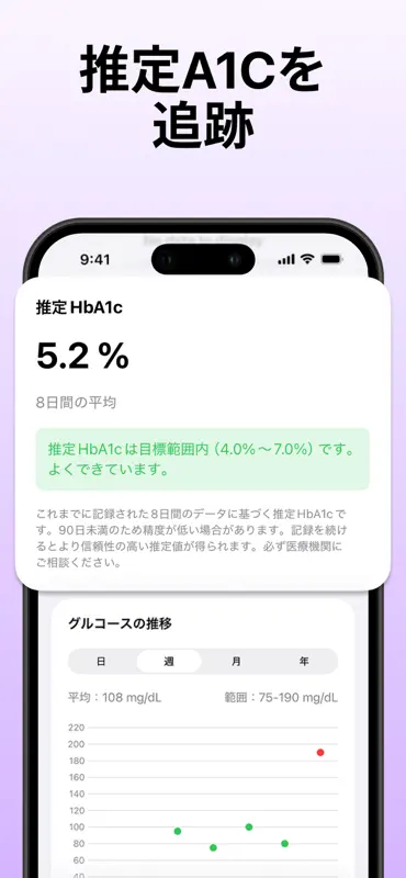 血糖値測定アプリ・血糖値管理 - Gluvia screenshot 7 of 10