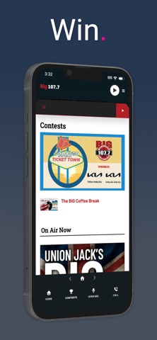 BIG 107.7 screenshot