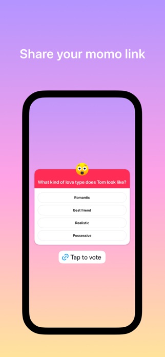 momo - anonymous polls Screenshot 2 of 5
