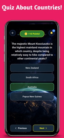 Countries of World - Quiz Game iPhone screenshot