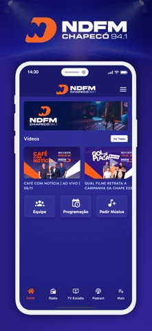 NDFM Chapecó iPhone screenshot