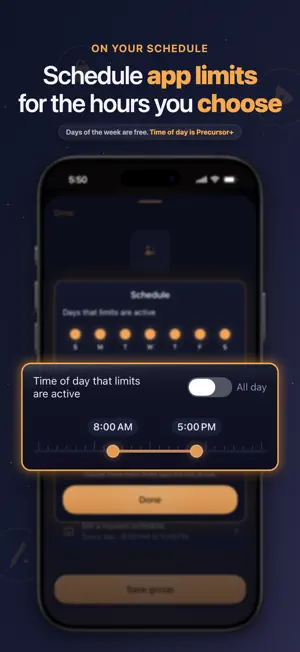 Precursor: Hourly Screen Time screenshot 2