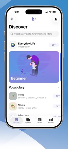 Learn Korean - for Beginners iPhone screenshot
