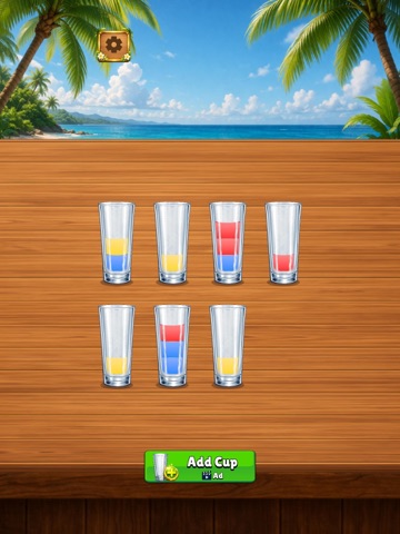 Water Sort Cocktail iPad screenshot