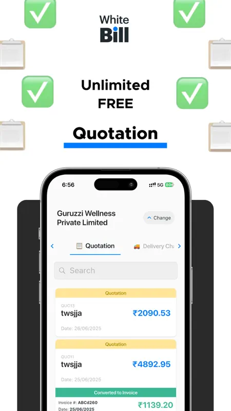 GST Invoice Maker - WhiteBill screenshot 5 of 9