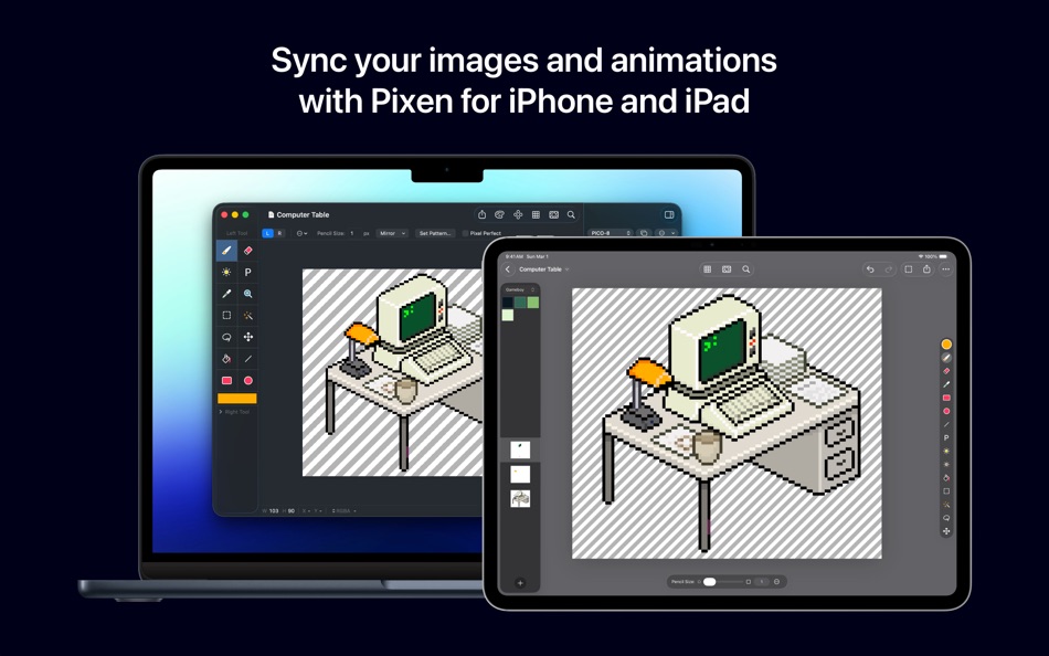 #8. Pixen (macOS) Bởi: Furnace Creek Software LLC