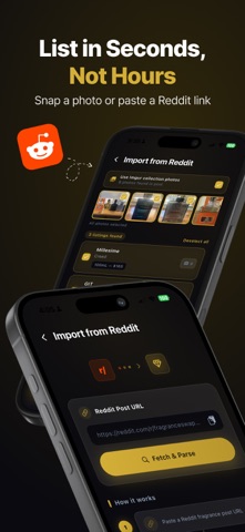 Obsidia: Fragrance Marketplace iPhone screenshot