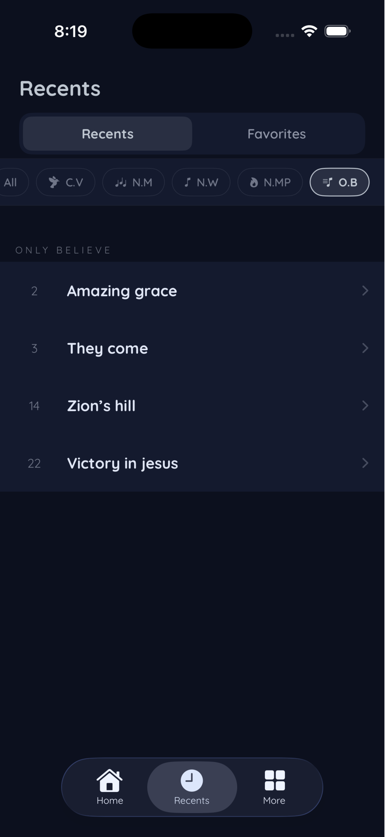 Recueil de Chants