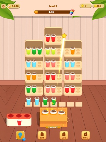 Cups Sort Jam iPad screenshot