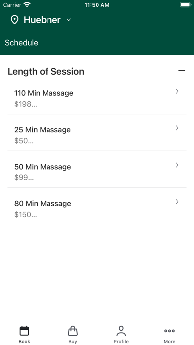 Oak Haven Massage Screenshot