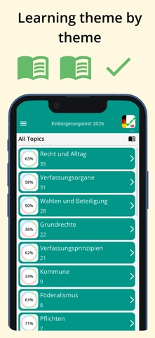 Einbürgerungstest 2026 ! iPhone screenshot