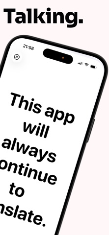 Translate Real-Time LingText iPhone screenshot