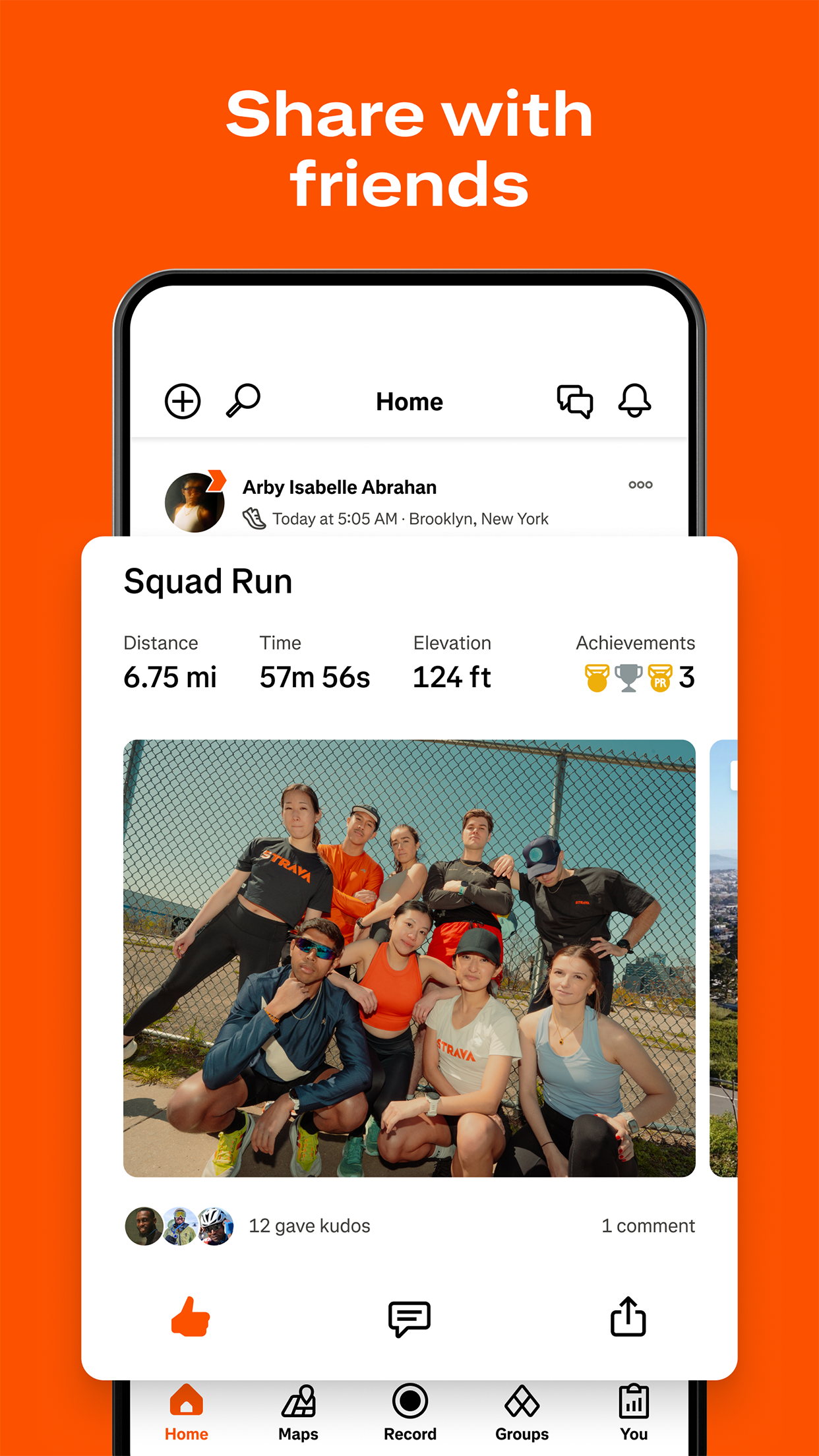 Strava: Run, Bike, Hike screenshot 2