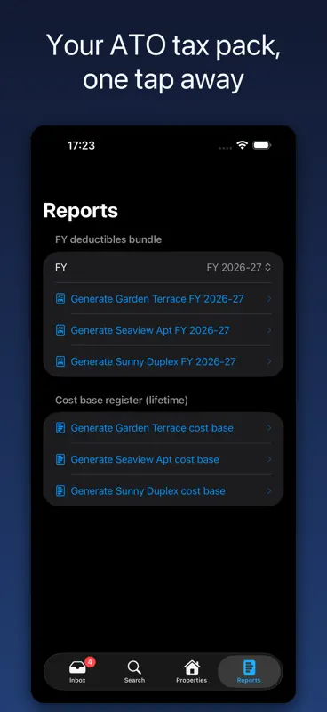 RentTax: Landlord Tax AU screenshot 1 of 5