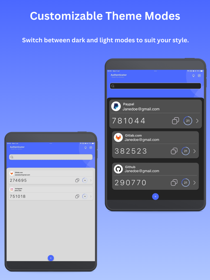#6. Authenticator 2FA-OTP,MFA,TOTP (iOS) 由: Joviclabs Innovations Ltd