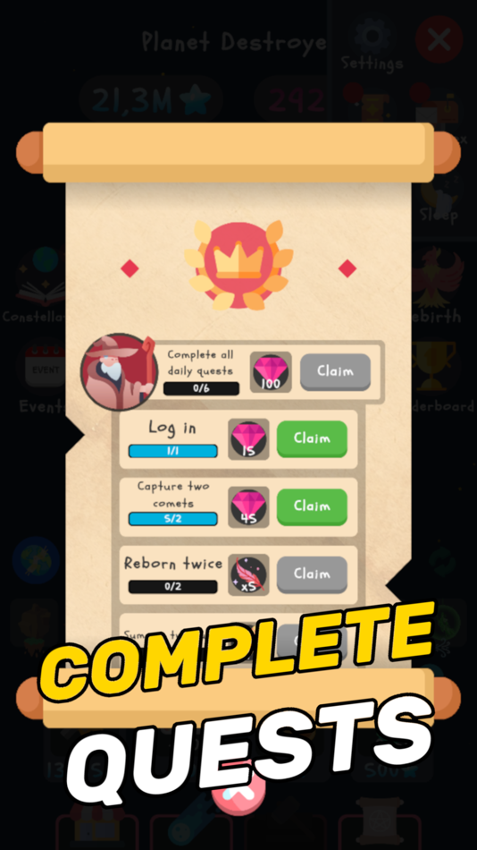 #6. Planet Destroyer: Idle Game (iOS) 由: Angelo Foti